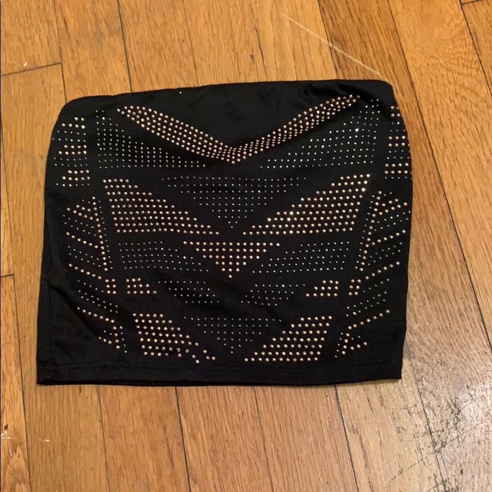 Charlotte Russe studded crop top